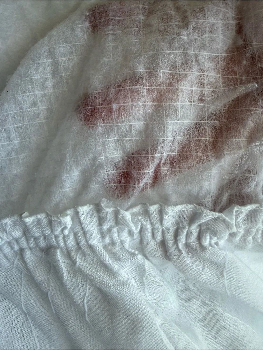 Vtg 3-Pc Set: White Eyelet Ruffle Bedskirt Full-Size, Valance& Decorative Pillow